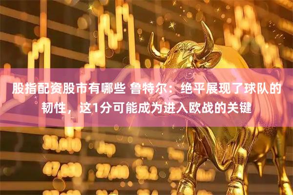股指配资股市有哪些 鲁特尔：绝平展现了球队的韧性，这1分可能成为进入欧战的关键